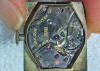 Bulova - movement of mens small sq watch