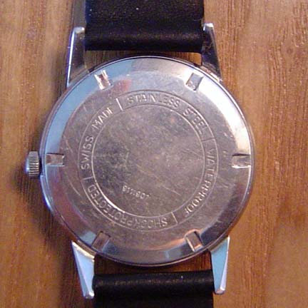 Back of watch