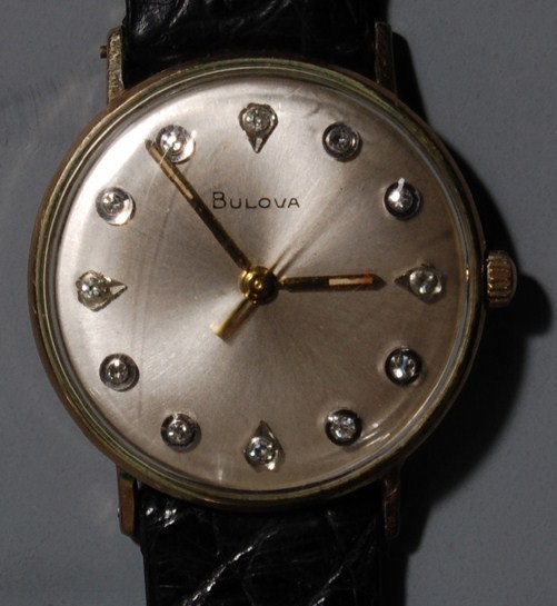 Mens diamond Bulova 1968