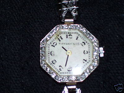 Tiffany diamond watch