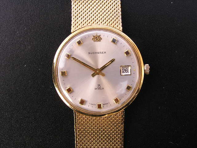 70's men's Bucherer 25 jewel autowinding watch